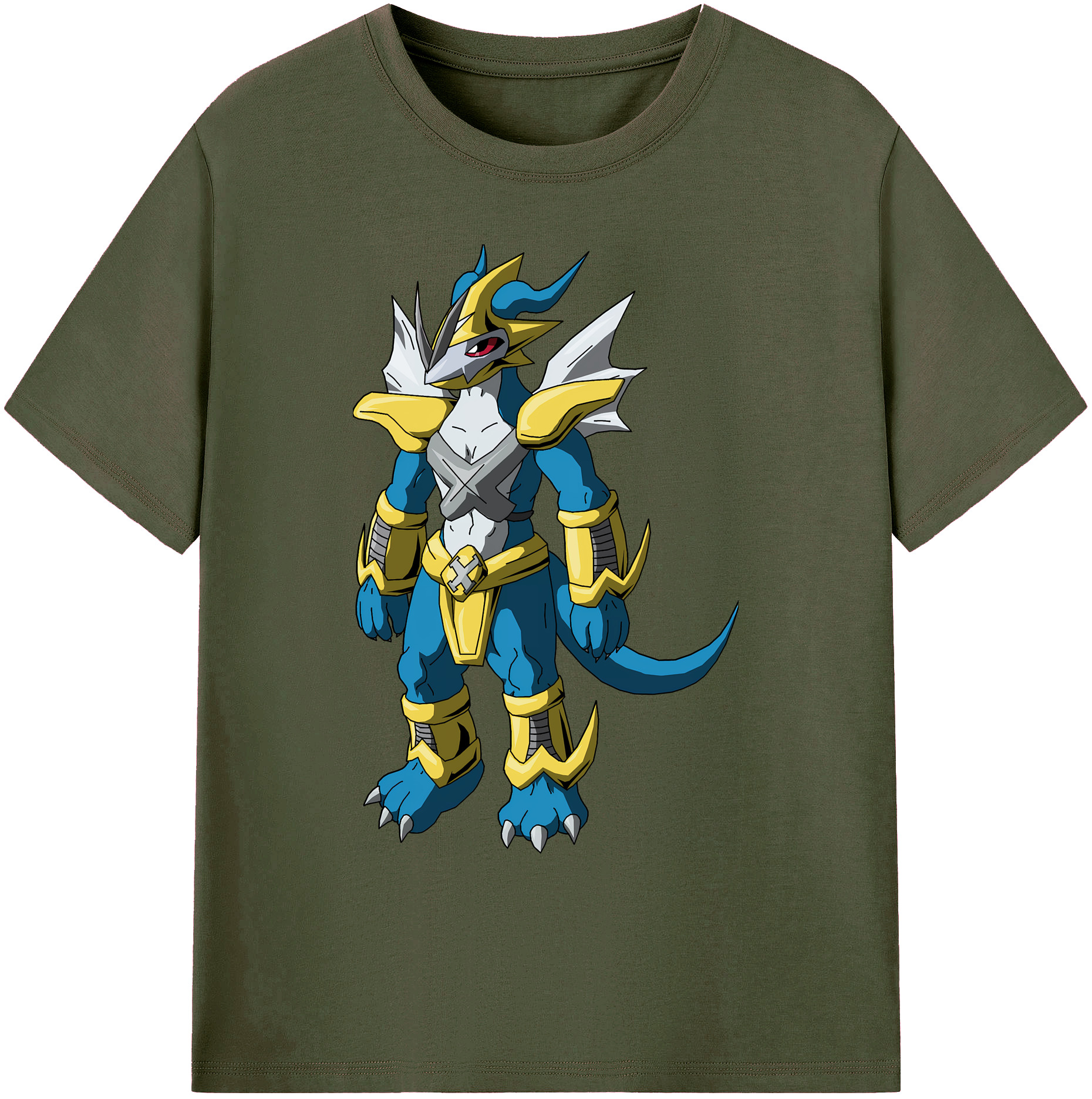 （画像用） Digimon デジタルモンスター/デジモン 綿100％ メンズ半袖Tシャツ｜肌触りやわらか＆通気性